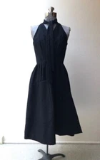Vintage 1960's Geoffrey Beene Plisse Halter Dress