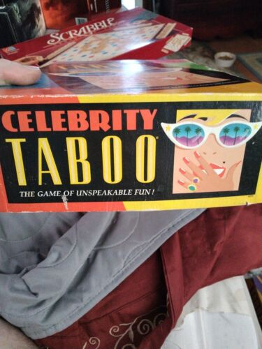 Vintage 1991 Celebrity Taboo Milton Bradley The Game Of Unspeakable Fun! - Picture 2 of 7