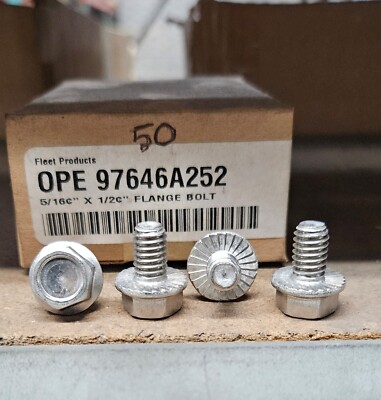 5/16X1/2 FLANGE BOLTS - **BOX OF 50** - 97646A252 (OPE)