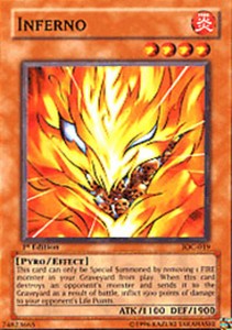 Inferno - IOC-019 - Common - 1st Edition x3 - Lightly Played