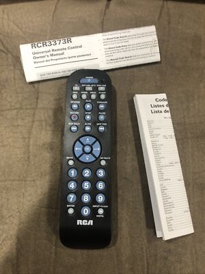 RCA RCR3273R Universal Remote Control For 3 Devices - Tested