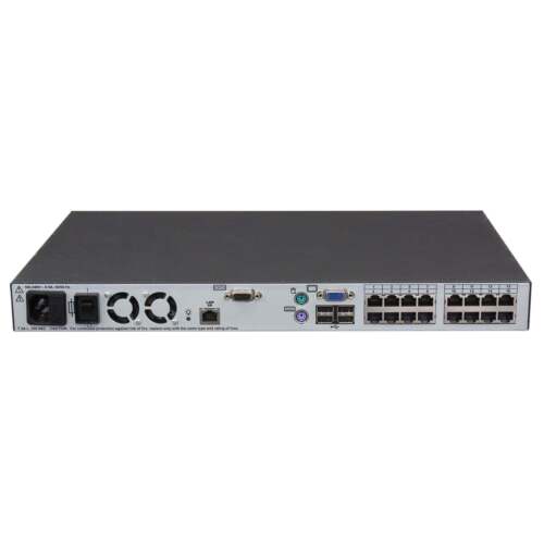 Commutateur de console HP IP avec support virtuel 2x1x16 USB/PS2 - AF601A - Photo 1/5