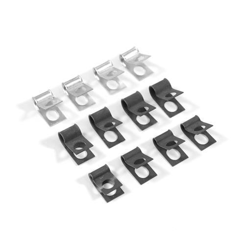 197993 FORD MUSTANG BRAKE HARD LINE CLIP 12 PC KIT WINTER STREET