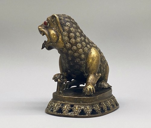 c. 1790 FINE QING DINASTÍA CHINA BRONCE KYLIN QUEMADOR DE INCIENSO DRAGÓN PERRO DE FOO - Imagen 7 de 19