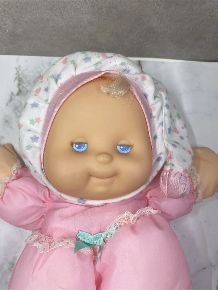 Vtg Fisher Price Puffalump Kids Baby Snuggle Plush Light Up Doll WORKS 1372 1373 - Image 2 of 4