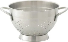 HIC Harold Import Co. Pierced Colander, 2-Quart Capacity, 18/8 Stainless Steel