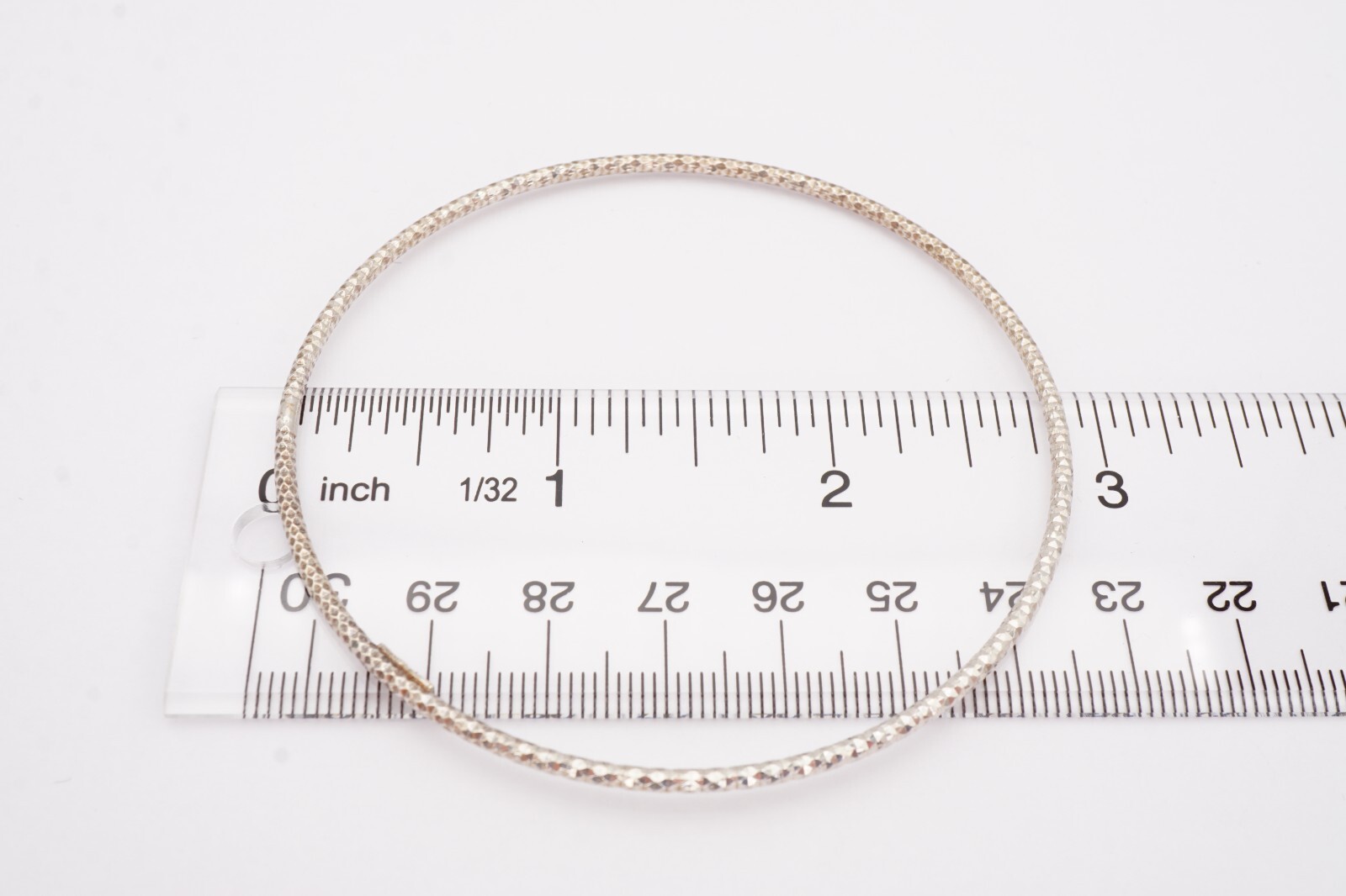 Sterling Silver 925 4 Stacking Bangle Bracelets 8… - image 11