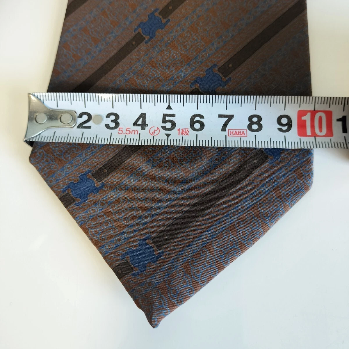 CELINE cravatta uomo seta originale usata cravatta abito classico lusso multicolore A105