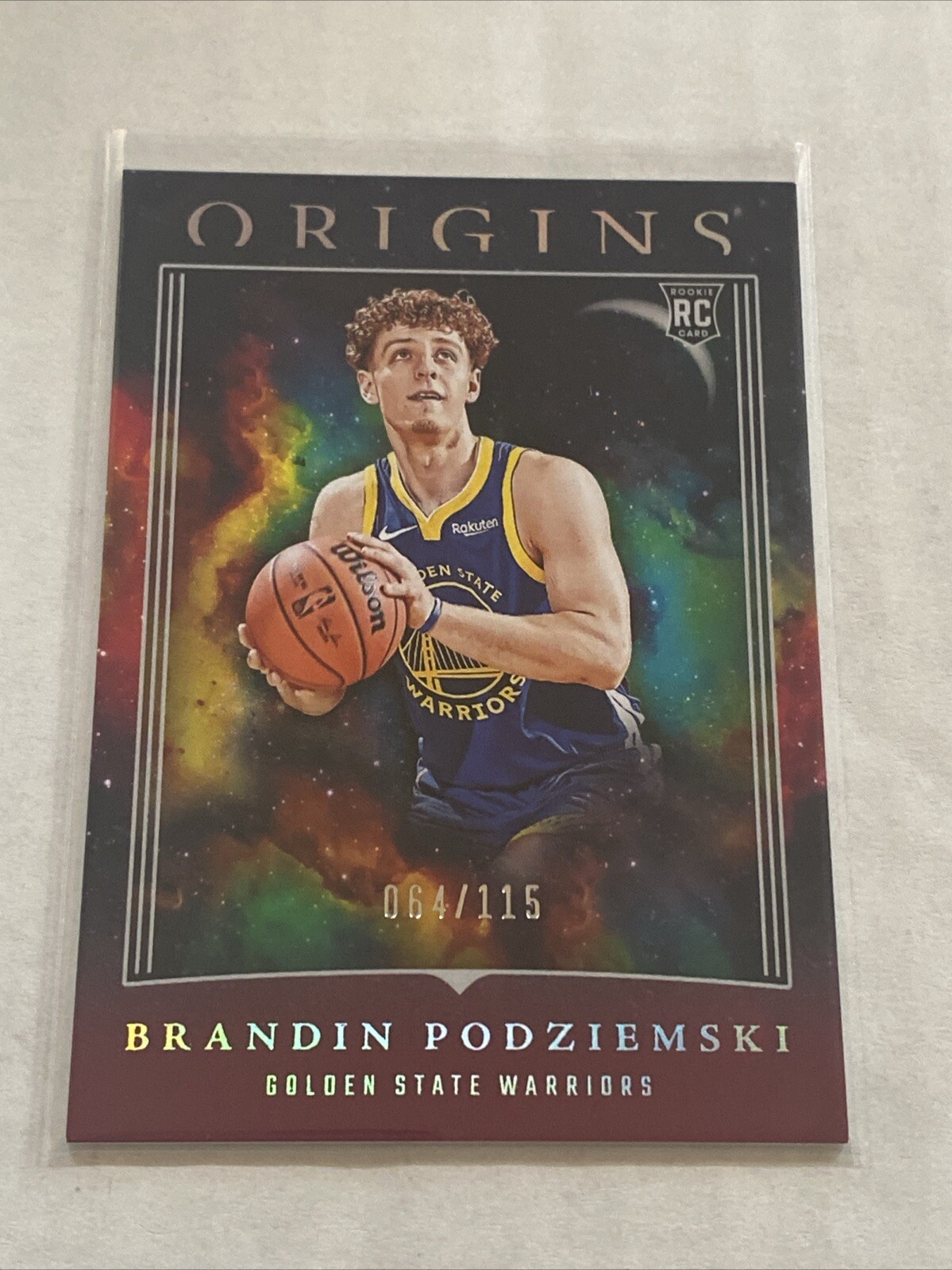 2023 Panini Origins Brandin Podziemski Rookie Maroon #64/115