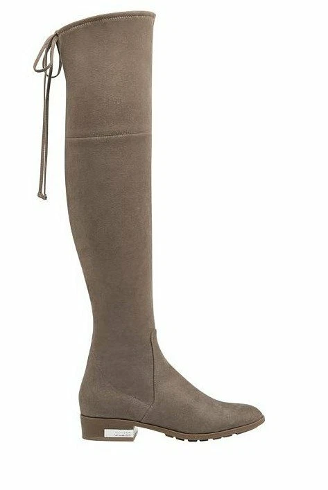 Guess over the deals knee boots suede
