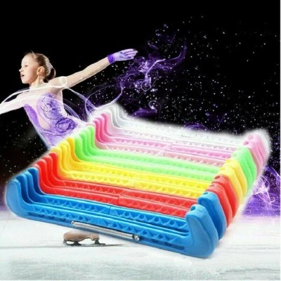 MARKENLOS Ein Paar Nylon Eislaufen Kufen Schoner Sitzbezüge Verstellbar Schutz Skate Sport