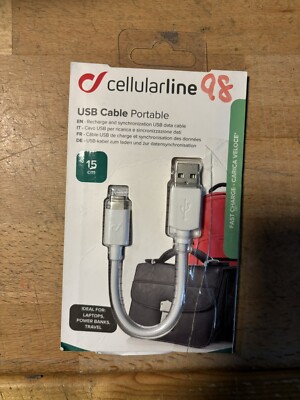 USB Datenkabel 15 cm USB zu USB-C  Kabel Ladekabel  / U11 -98