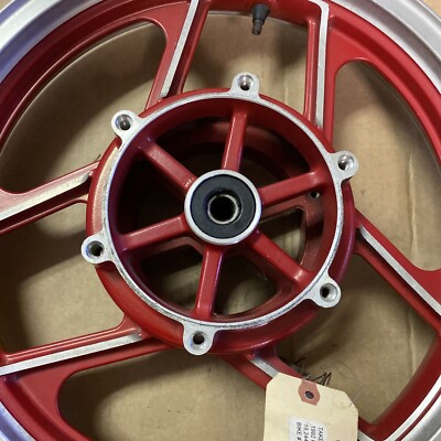 1992 KAWASAKI ZX600C ZX 600 NINJA 600R FRONT WHEEL RIM 16X 2.5 Red