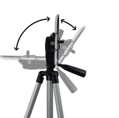Universal Tripod Stand Telescopic Camera Phone Holder For iPhone Samsung Sony UK - Picture 6 of 18