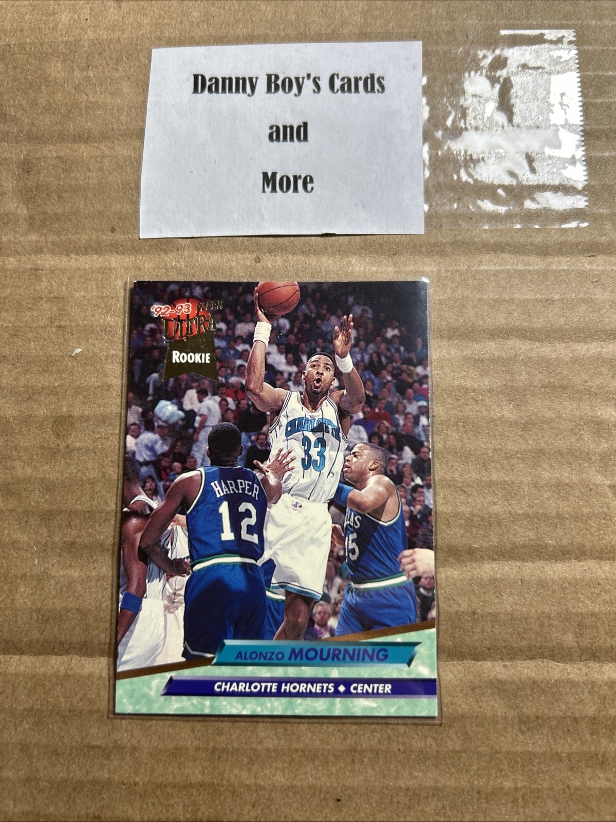 1992-93 Fleer Ultra - #234 Alonzo Mourning (RC)