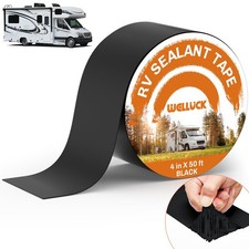 WELLUCK 4"x50ft Butyl Sealant Tape Waterproof UV RV Camper Boat Roof Repair