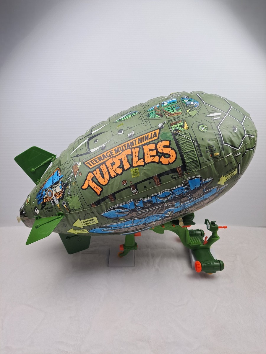 TMNT Teenage Mutant Ninja Turtles Blimp Near Complete 1988 Vintage