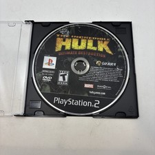 The Incredible Hulk Ultimate Destruction (PlayStation 2, 2005) PS2 Disc Only