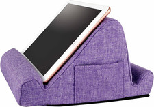 Tablet Stand, Pillow Stand Holder, Purple, Ipad, Book, Kindle, Premium Memory Fo