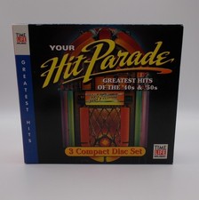 Time Life Music Hit Parade Greatest Hits of 40's & 50's 3 CD Set 36 Hits EX