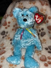 TY Beanie Babies  SHERBERT LIGHT BLUE