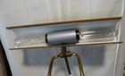 Vintage 15" Brass Bankers Desk Lamp - adjustable 2 working bulbs included — photo 5