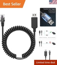 USB to RJ11 Radar Detector Power Cable - 6.56FT Compatible with Uniden Escort