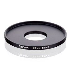Step-up Ring Metal 25-58mm 25mm Lens to 58mm Filter 25mm-58mm 25-58 Step Up RING