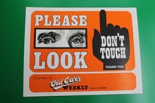Vintage Antique Car Show Sign Accessory