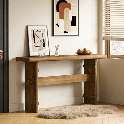 Long Console Table Expertly Crafted From 100% Solid Wood