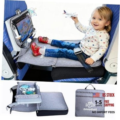 Toddler Airplane Bed for Toddler with Tray Cover Can Turn 48'' L x 18'' W Grey
