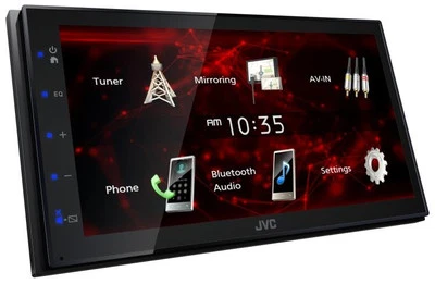 JVC KW-M180BT 6.8" Multimedia Receiver Double-DIN with Bluetooth & USB Mirroring