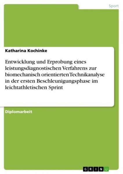 Entwicklung Und Erprobung Eines Leistungsdiagnostischen Verfahrens Zur Biomechan-image
