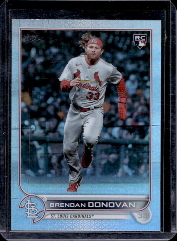 2022 Topps Update Brendan Donovan RC Rainbow Foil Rookie #US150 Cardinals