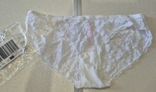 NWT Victorias Secret Medium Bikini Panties Panty White Lace New