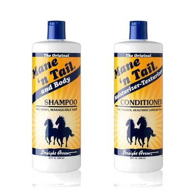 32oz Shampoo & Conditioner Set for Hair & Horses..