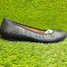 Vionic Robyn II Womens Size 9 Black Casual Classic Slip On Ballet Flats Shoes