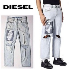 New Diesel Made in Italy Damage Repair Process Denim 30 W80 