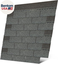 Roofing Shingles 3-Tab (Gray) 8-Pack 39.4"X13.1",Asphalt Shingles for House Shed