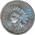 1883 1C Indian Cent PCGS PR66BN