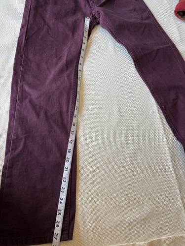Levi’s 511 Youth Slim Fit Plum Jeans Size 14 (27x27) NWT - Picture 3 of 7
