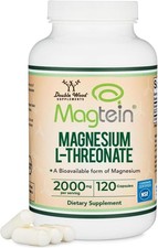 Magnesium L Threonate, Magtein, Sleep and Cognitive Support   High Absorption