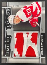 2024-25 Upper Deck The Cup Limited Logos #LL-LR Lucas Raymond RC Auto /50
