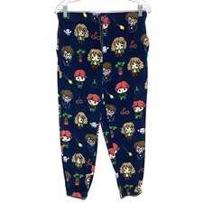 Wizarding World Harry Potter Sleep Pajama Pants Soft Cozy Fleece Boys Small 4-6