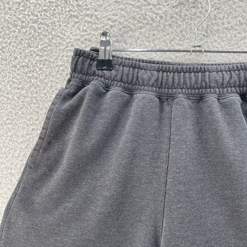Nike Advance Shorts Boys Extra Large Grey Black Knit Drawstring Relaxed * - Picture 4 of 23
