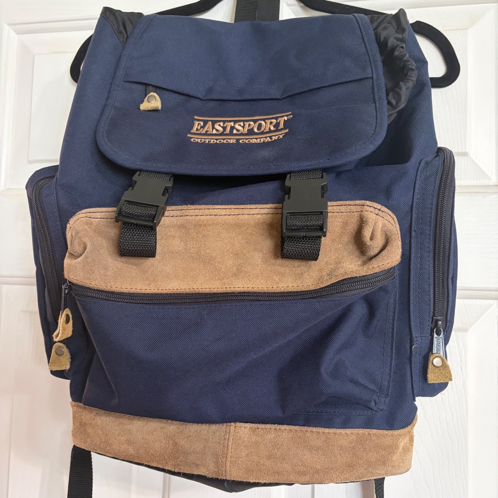 Vintage 90s Eastsport Outdoor Company Backpack Navy B… - Gem