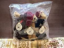 Boyds Bears T.F. Wuzzies Miniature Bears Moose LOT of 3 New Old Stock Sealed