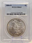1884-O Morgan Silver $1 Dollar PCGS MS 64