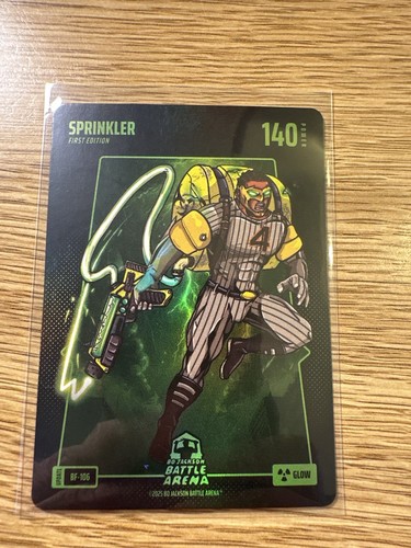 Bo Jackson Battle Arena Update #BF-106 Luis Arraez Sprinkler Battlefoil Glow SP
