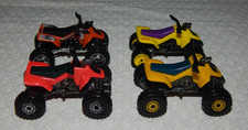 Hot Wheels Suzuki Quadracer ATV 4-Wheeler ~ Lot of 4 Variations